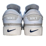 Nike Women’s White & Blue  Leather Lace-Up Court Legacy Lift Sneakers Size 9.5