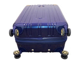 Triforce Navy Blue Telescopic Handle Build-in Scale Allure Collection Luggage