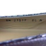 Stuart Weitzman Women’s Bronze Leather Metallic Cap Toe Bow Flats Size 8.5N