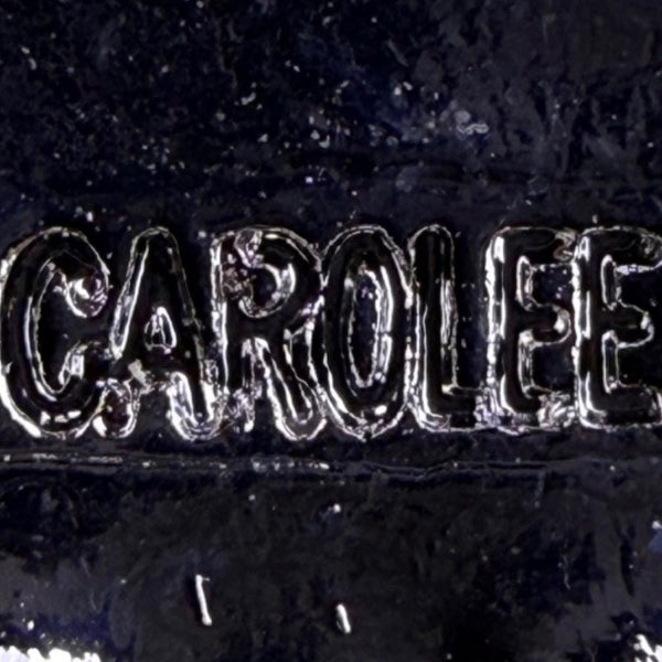Carolee Womens Silver Tone Crystal & Faux Pearl Drop Earrings Original Box 
