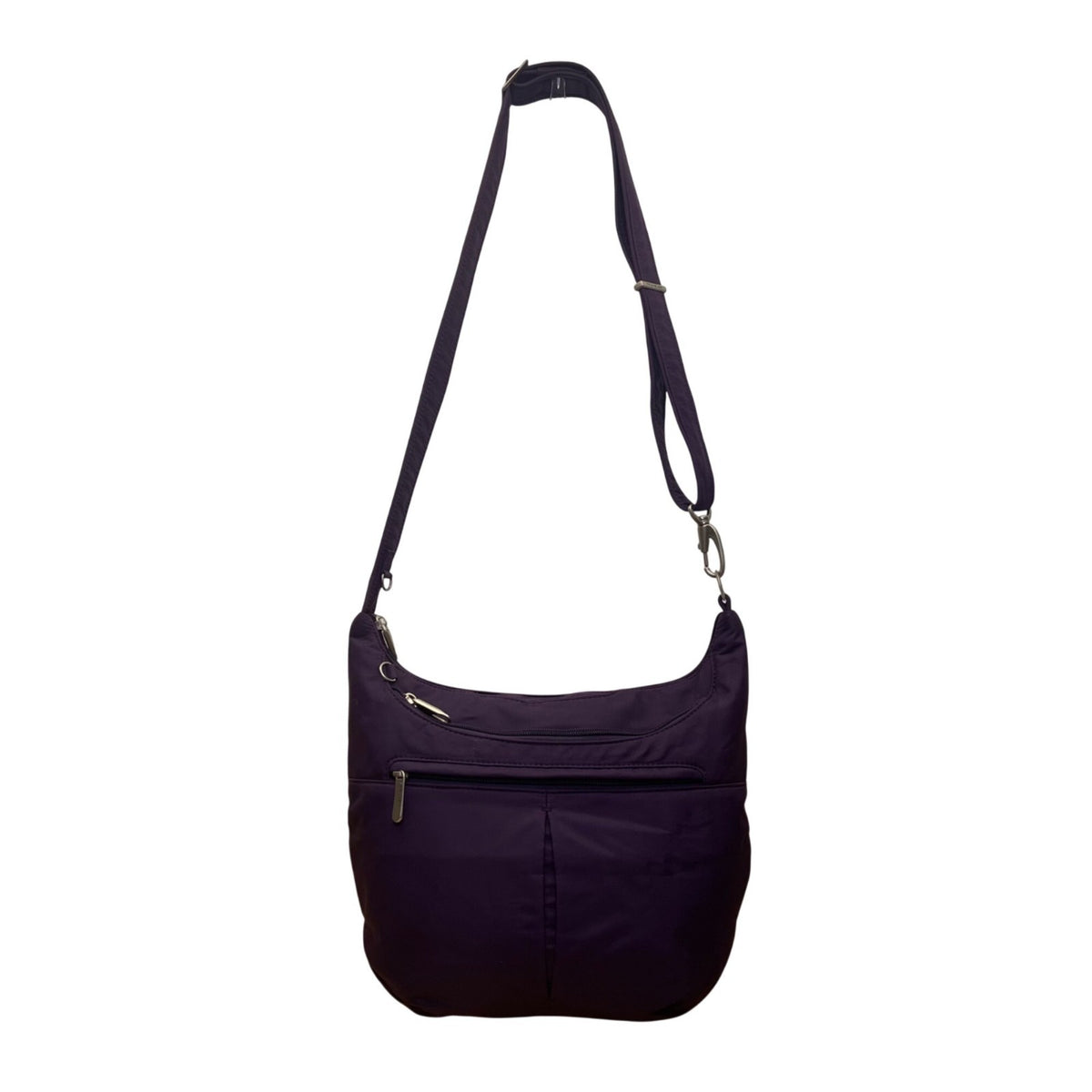 Travelon Women’s Purple Nylon Anti-Theft Multiple Pockets Crossbody Bag