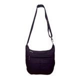 Travelon Women’s Purple Nylon Anti-Theft Multiple Pockets Crossbody Bag