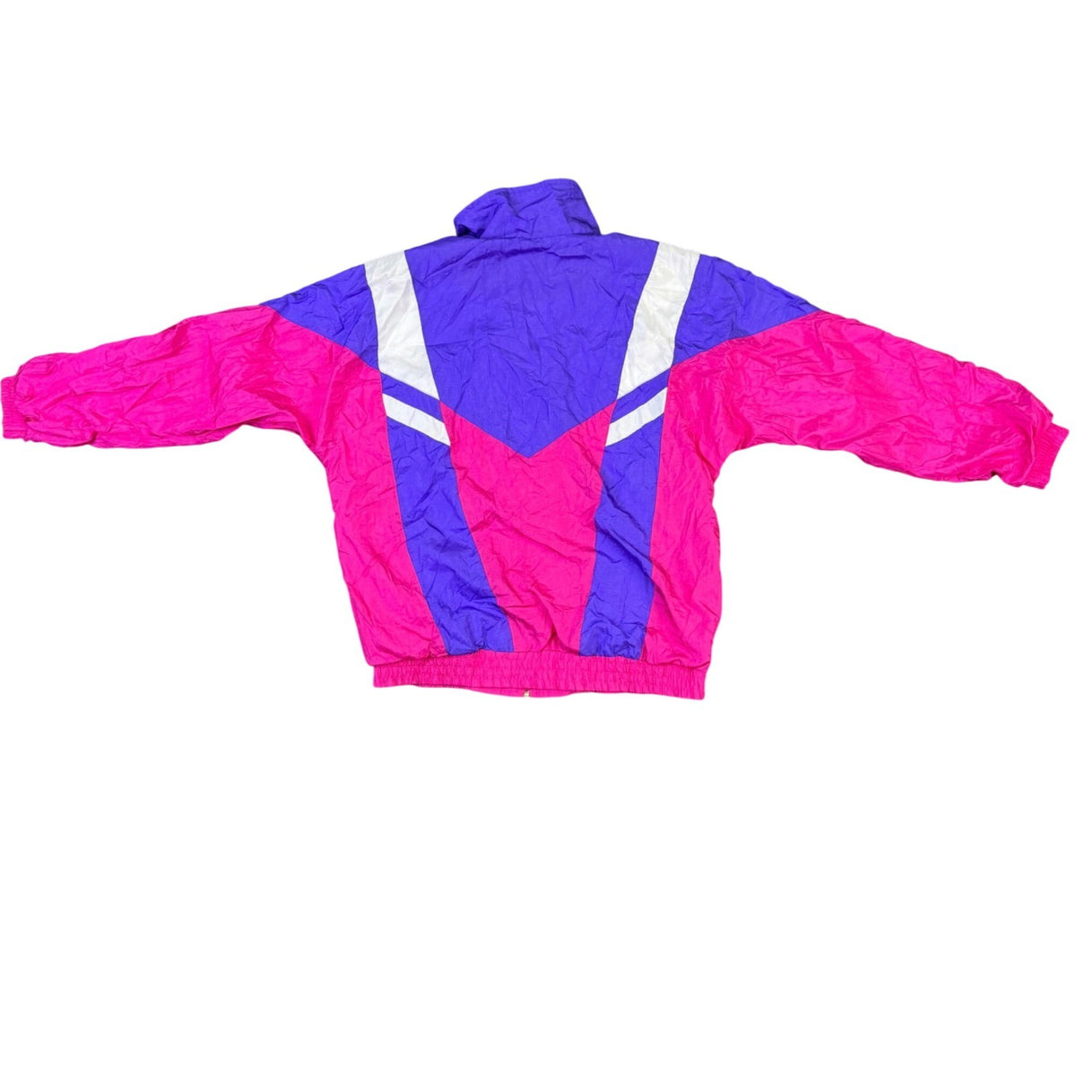 Vintage Lavon Womens Pink Purple Vivid Windbreaker Jacket Size S