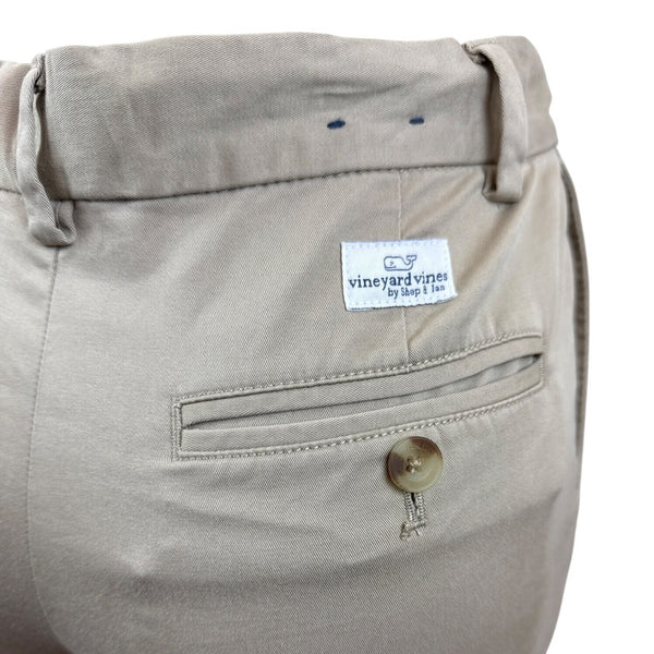 Vineyard Vines Women's Beige Slim Fit Khaki Bottom Trousers Sz 16