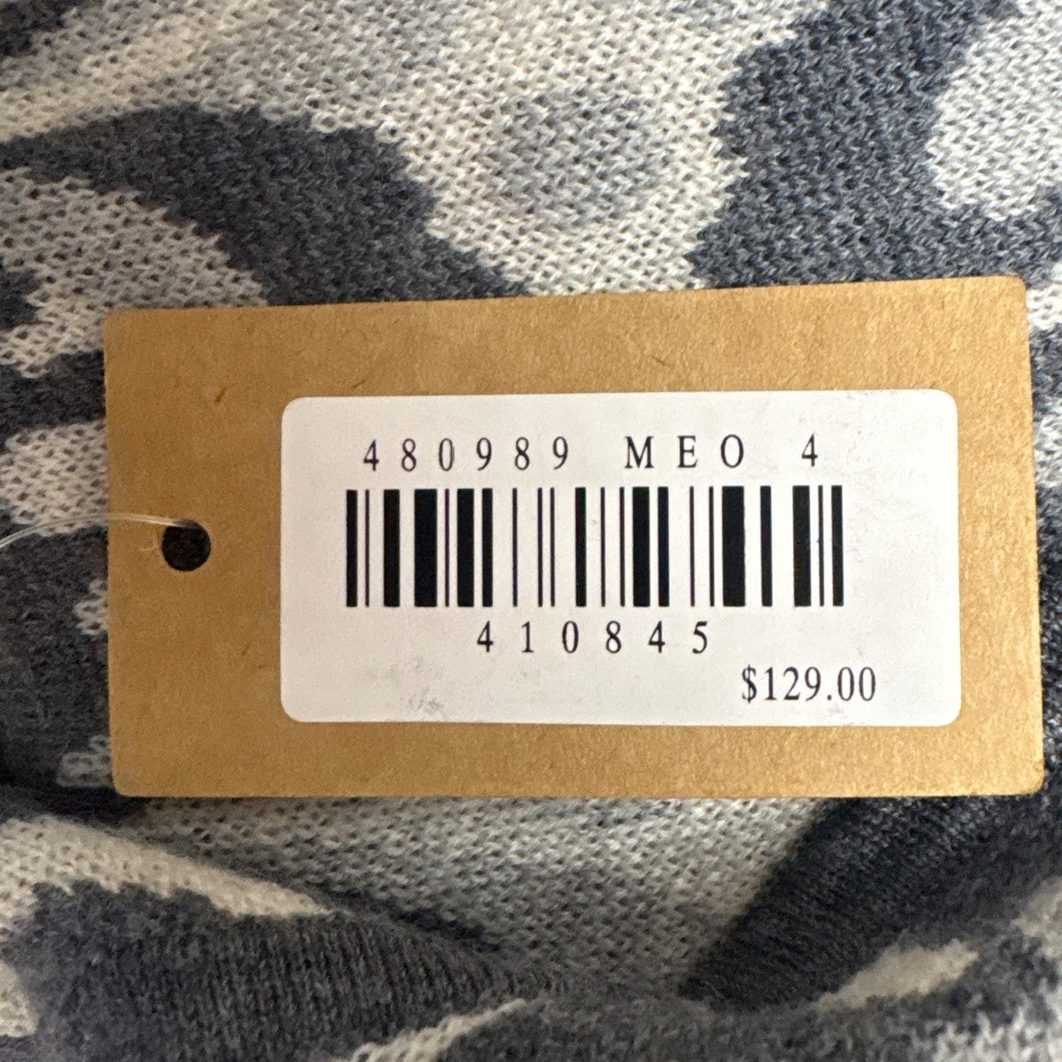 Title Nine Womens Grey/White Merino Wool Knit Long Sleeve Sweater Sz XL