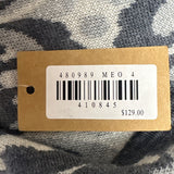 Title Nine Womens Grey/White Merino Wool Knit Long Sleeve Sweater Sz XL