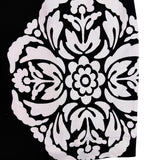 Just Taylor Womens Black & White Rayon/Nylon Patterned Shift Dress Size 14