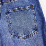 Billabong Womens Blue Denim High Waist Wide Leg Jeans Size 27