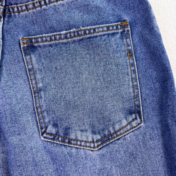 Billabong Womens Blue Denim High Waist Wide Leg Jeans Size 27