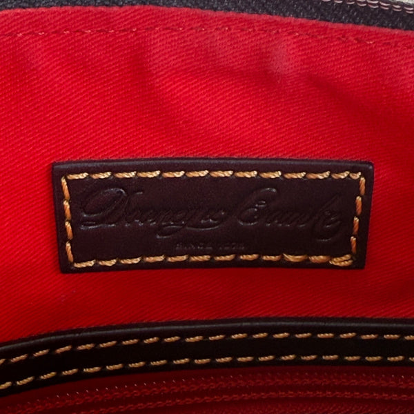 Dooney & Bourke Black Nylon With Adjustable Strap & Front Pocket Crossbody Bag