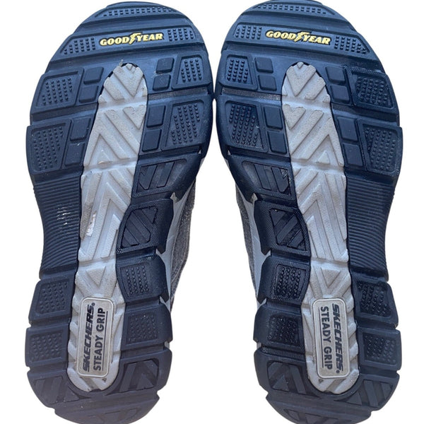 Skechers Men’s Charcoal Slip-Ons Arch Fit Air-Cooled Holmgren Shoes Size 9.5