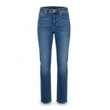 Lucky Brand Womens Blue Straight Leg Jeans Machine Washable Size 6/28R