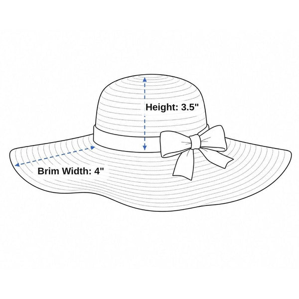 Physician Endorsed Womens Black & White Paper Yarn Sun Hat With Chin Strap