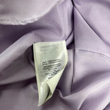 Davids Bridal Lilac V-Neck Ruffle Back Maxi Dress With Satin Waistband Size 6