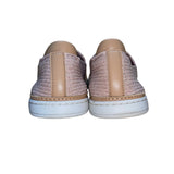 UGG Women’s Pink & Gold Knit Slip-On Sammy Flat Sneakers Size 7.5
