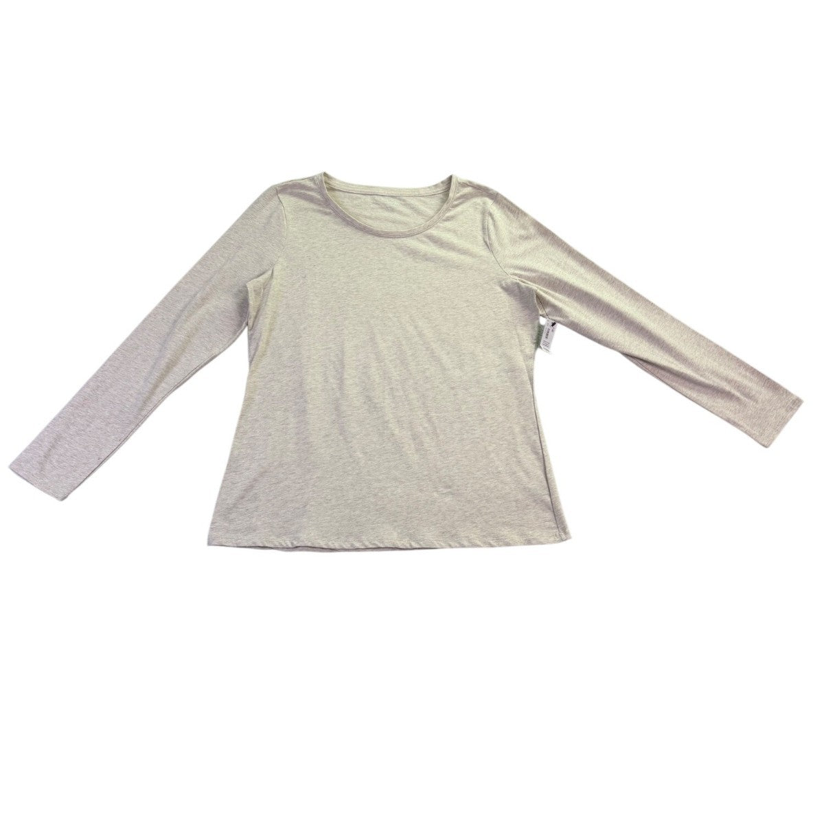 The Limited Womens Beige Perfect Tee Long Sleeve Casual Top Essential Sz XL