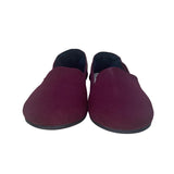 Veittes Women’s Burgundy Woven Slip-On Casual Ballet Flats Size 11W