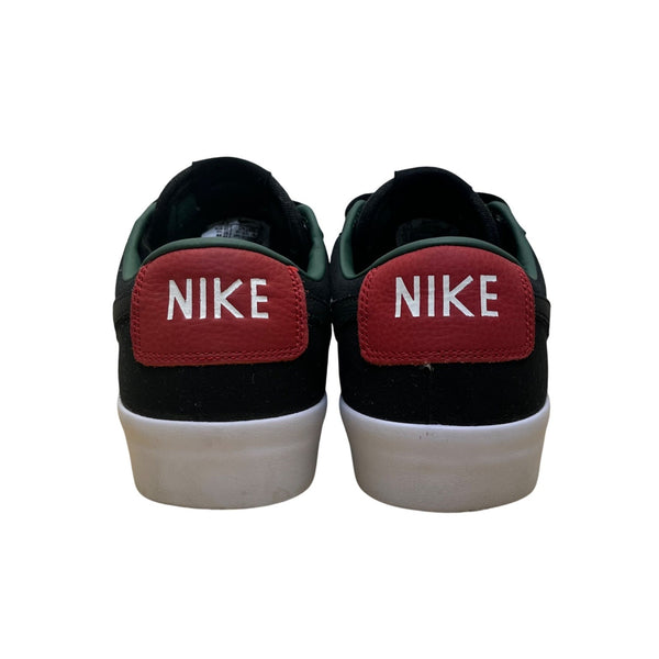 Nike Mens Black & Green Leather Low-Top Classic GT Sneakers Size 11.5