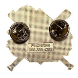 Custom LA Stingerz 2017 14U Softball Trading Pin With Dual Clutch Backing