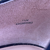 Enzo Angiolini Women’s Gray Black Leather DOrsay Snakeskin Print Pumps Size 7.5M