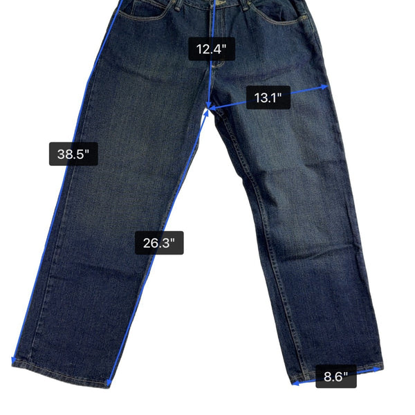 Wrangler Mens Blue Relaxed Fit Five Star Premium Denim Jeans Size 36x30 - New