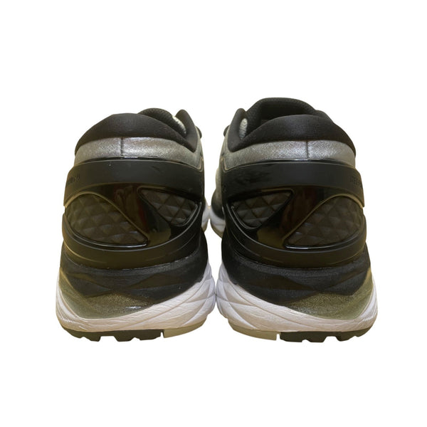 Asics Men’s Silver & Black Mesh Dynamic Duomax Gel Running Shoes Size 10