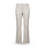 Ann Taylor Loft Marisa Womens Beige Bootcut Denim Pants Size 2