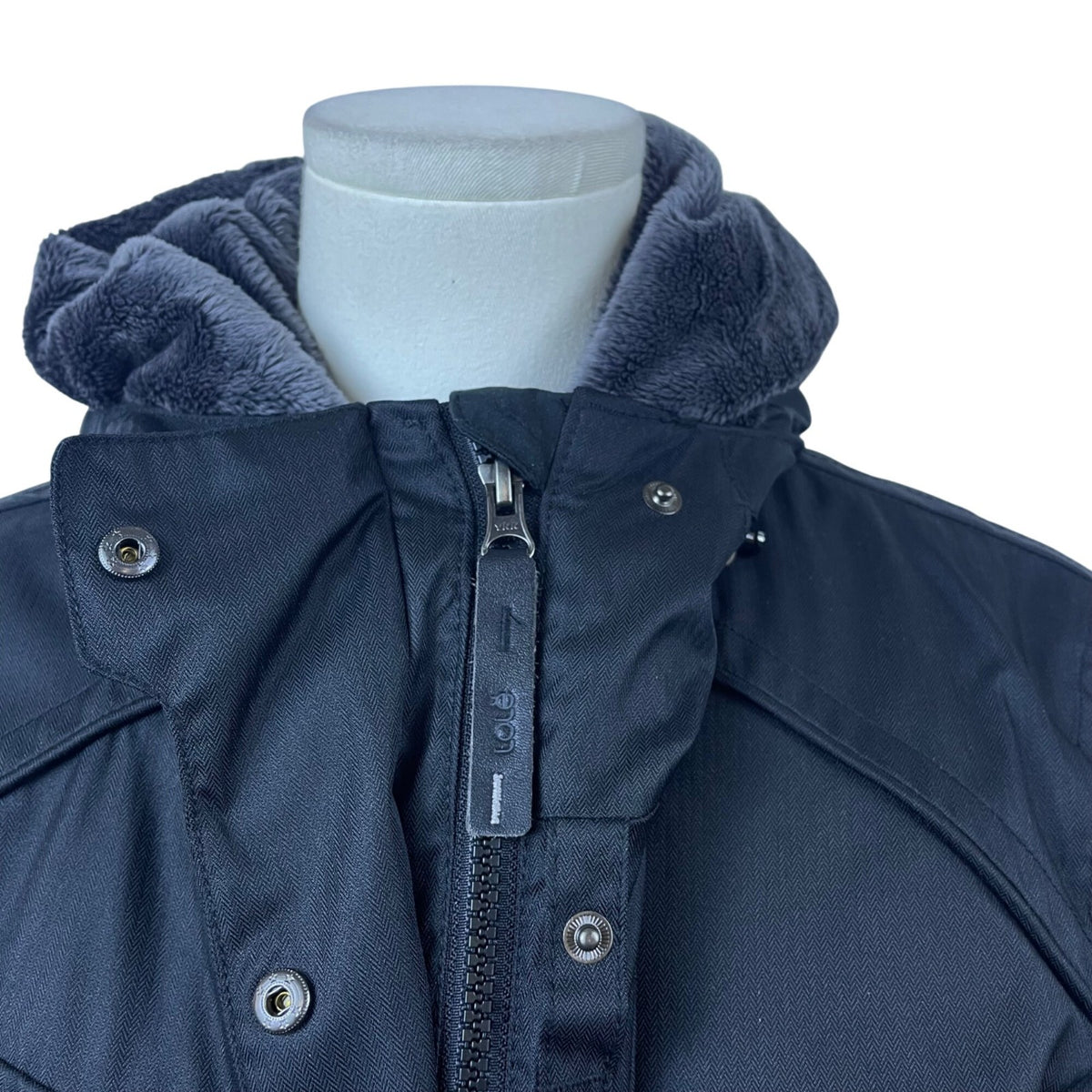 Lolë Women's Black Hooded Jacket Stylish Winter Outerwear Fully Lined Sz XXL