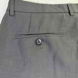 Haggar Mens Grey Dress Pants Formal Classic Fit Size 34/32 