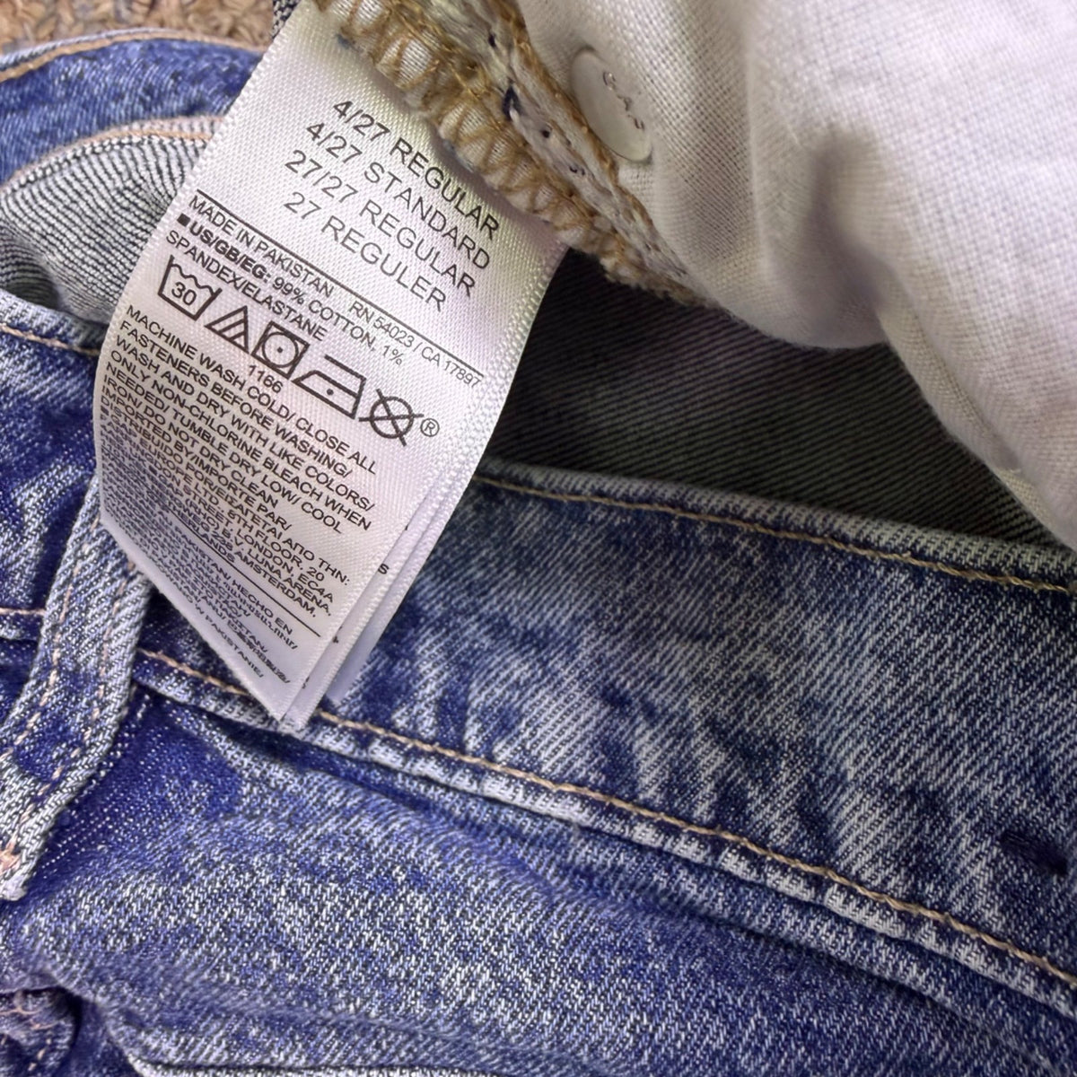 Gap Womens Blue Denim 90s Loose Fit Jeans Comfortable Casual Size 4/27 R