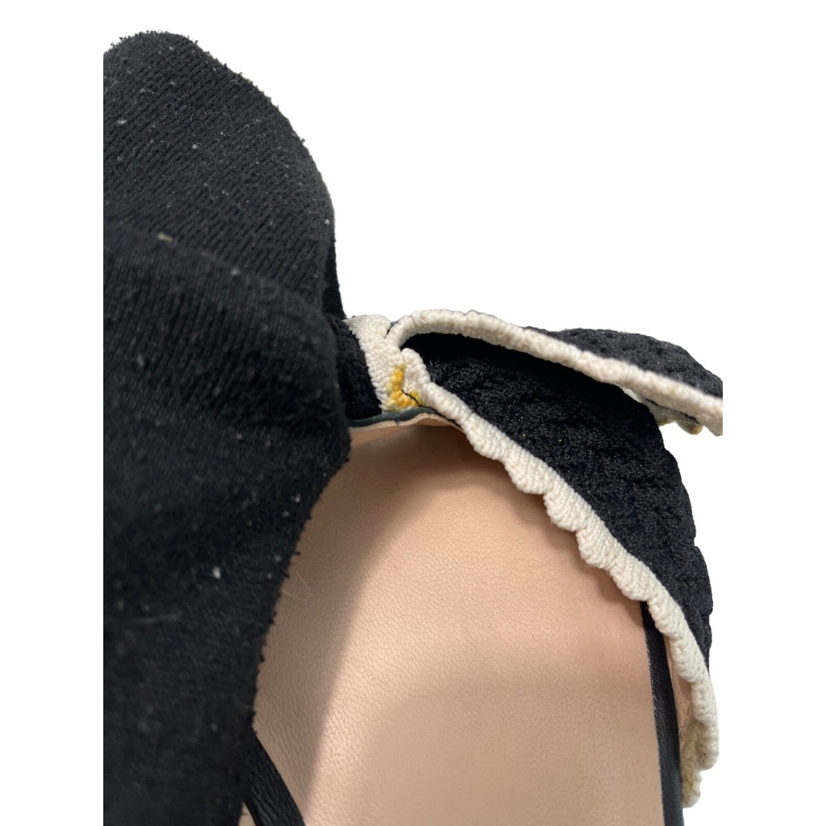 Kate Spade New York Women’s Black Bun Slip On Flat Sandals Sz 9B