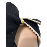 Kate Spade New York Women’s Black Bun Slip On Flat Sandals Sz 9B