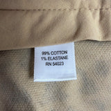Banana Republic Womens Beige Animal Print Camden Pants Cotton Blend Size 10