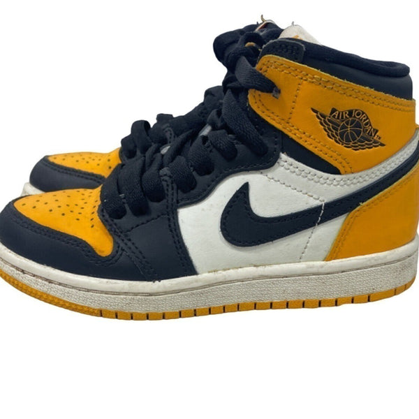 Nike Boys Air Jordan Yellow High Top Sneakers  Sz 12C