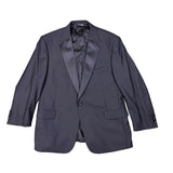 Jos. A. Bank Mens Black Wool Tuxedo Notch Suit Set Jacket Sz 48RG Pants 39x27