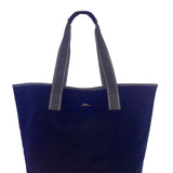 Scout Women’s Navy Blue Canvas Double Handle Snap Closure Everyday Tote Bag