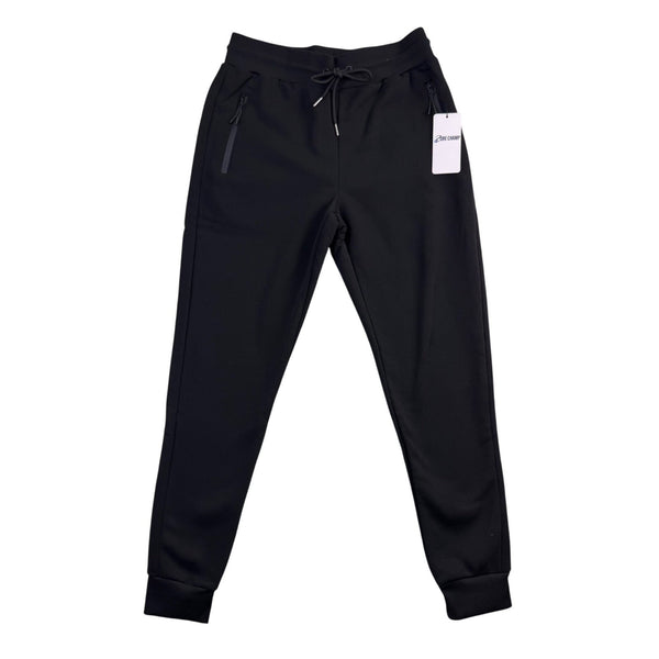 Pure Champ Mens Black Athletic Joggers Sweatpants Drawstring Closure Size M