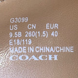 Coach Women’s Black Velvet Floral Embellished Mules Size 9.5B