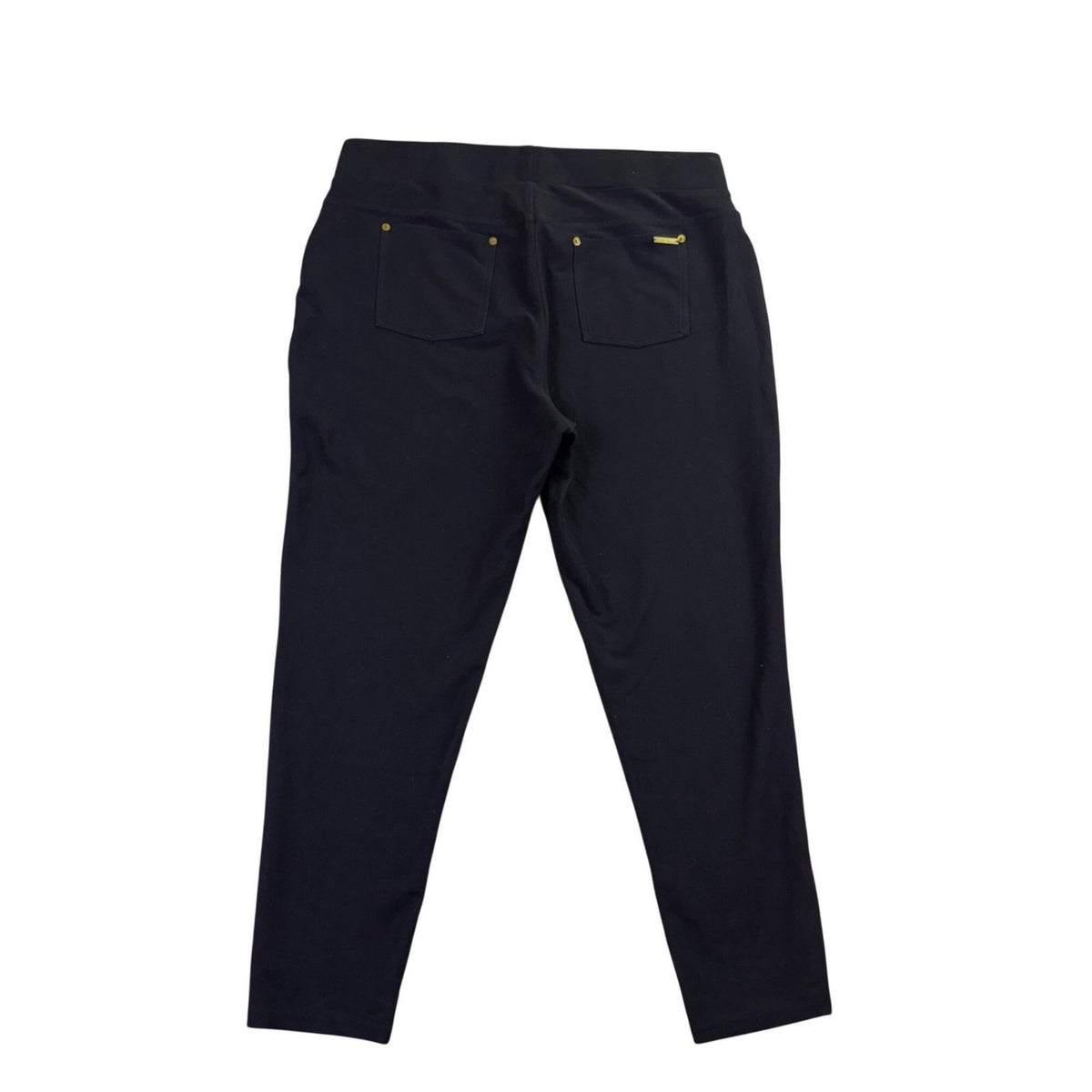 Michael Kors Womens Black Cotton Blend Slim Fit Pants Size 2X