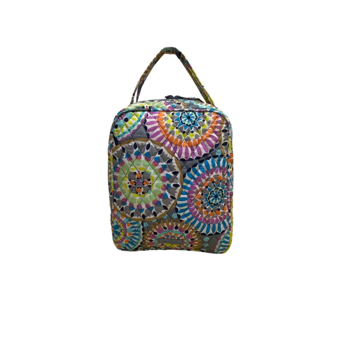 Vera Bradley Multicolor Quilted Stylish Patterned Organizer Cosmetic Tote Bag