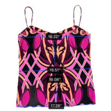 Ted Baker Womens Multicolor Polyester Camisole Spaghetti Straps Sleeveless Size