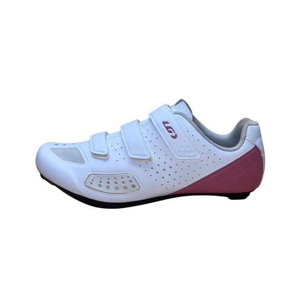 Louis Garneau Women’s White & Pink Road Cycling Shoes Size 11