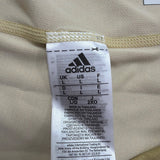 Adidas Mens Beige Short-Sleeve Graphic T-Shirt Sportswear Size L