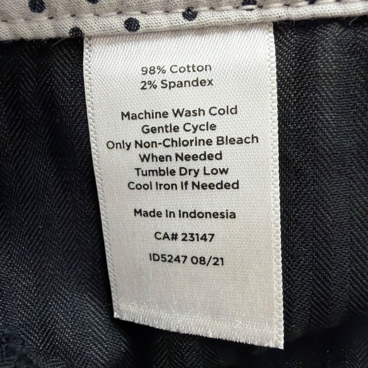 Talbots Womens Black Perfect Crop Pants Slim Fit At Waist Size 10