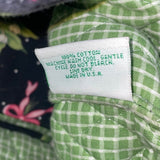 Vera Bradley Women’s Black & Green Quilted Cotton Floral Shoulder Tote Bag