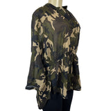 Mileage Women's Green Peplum Blouse Sz 2X (EUR 50)