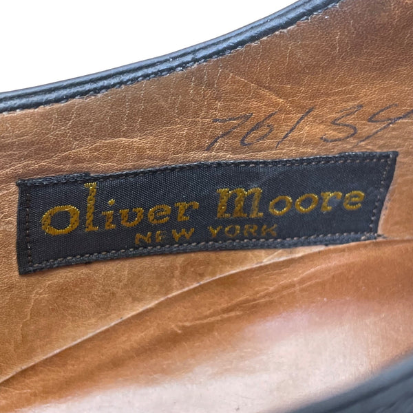 Oliver Moore Men’s Black Leather Wingtip Oxford Dress Shoes Size 9