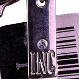 INC Womens Silver Tone Metal Bib Necklace Elegant Design Lobster Clasp