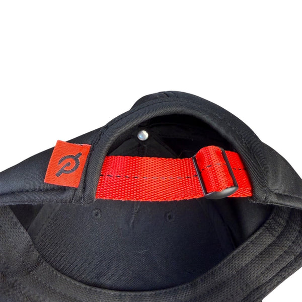 Peloton Mens Black Adjustable Baseball Style Logo Cap