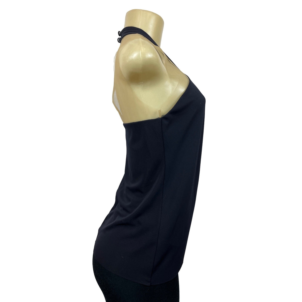 Bailey44 Women’s Navy Blue Haltered Loose Fit Shirt Sz S